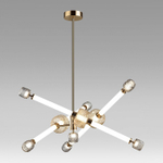 Люстра на штанге Odeon Light Kliff 5426/54CL