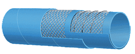 Рукав для кислот и химвеществ DN 032 P=16 серия 509OE (S&D, UHMWPE)