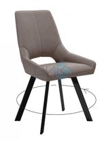 Стул DikLine 268 поворотный опоры чёрные