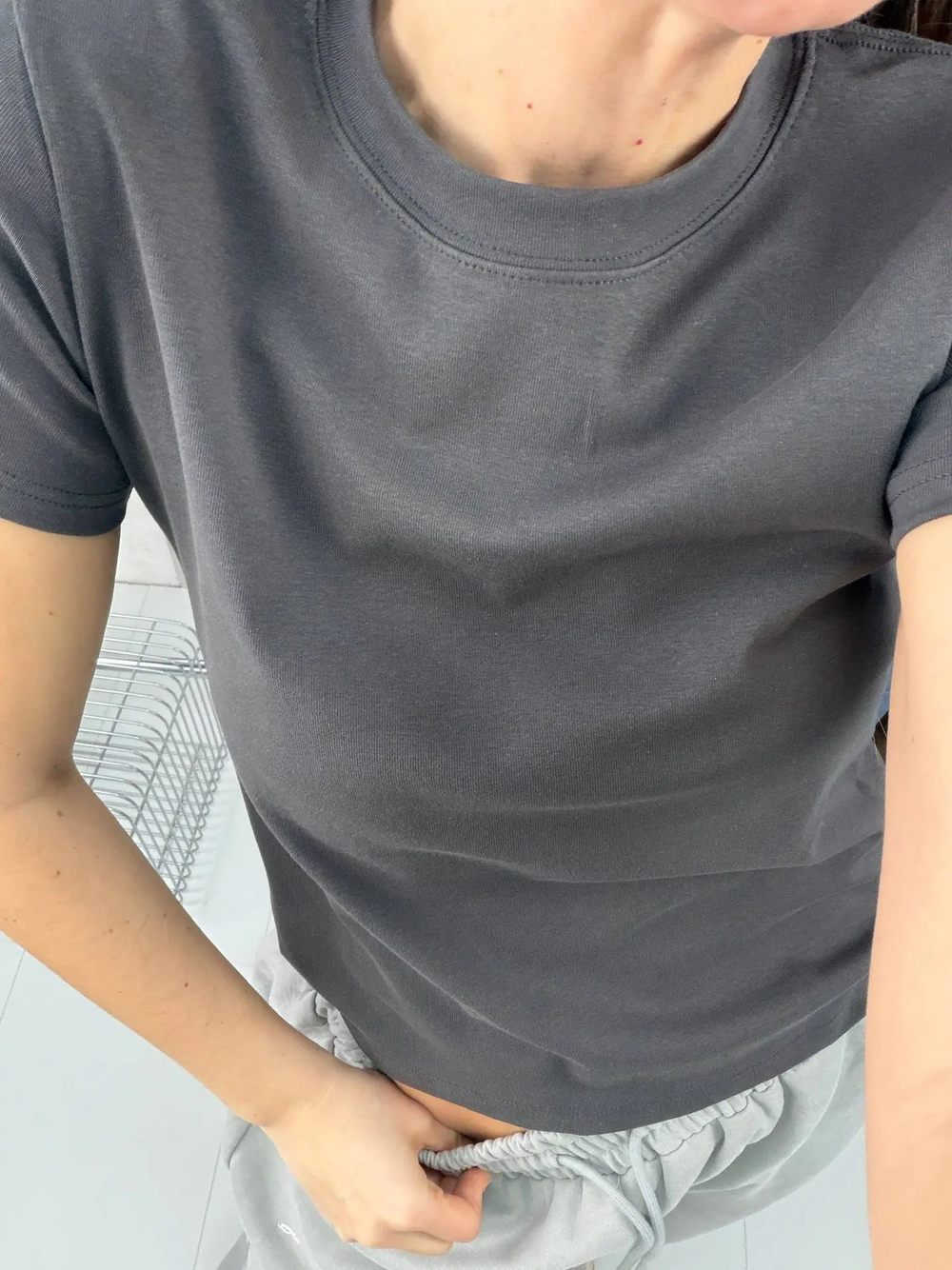 Футболка женская арт. 821 цвет "графит"