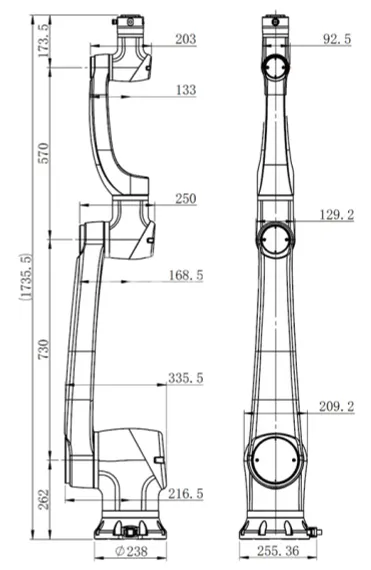 Взрывозащищённый коллаборативный робот Han's Robot Elfin-Ex E15F