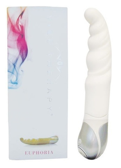 Белый вибромассажер EUPHORIA VIBE THERAPY