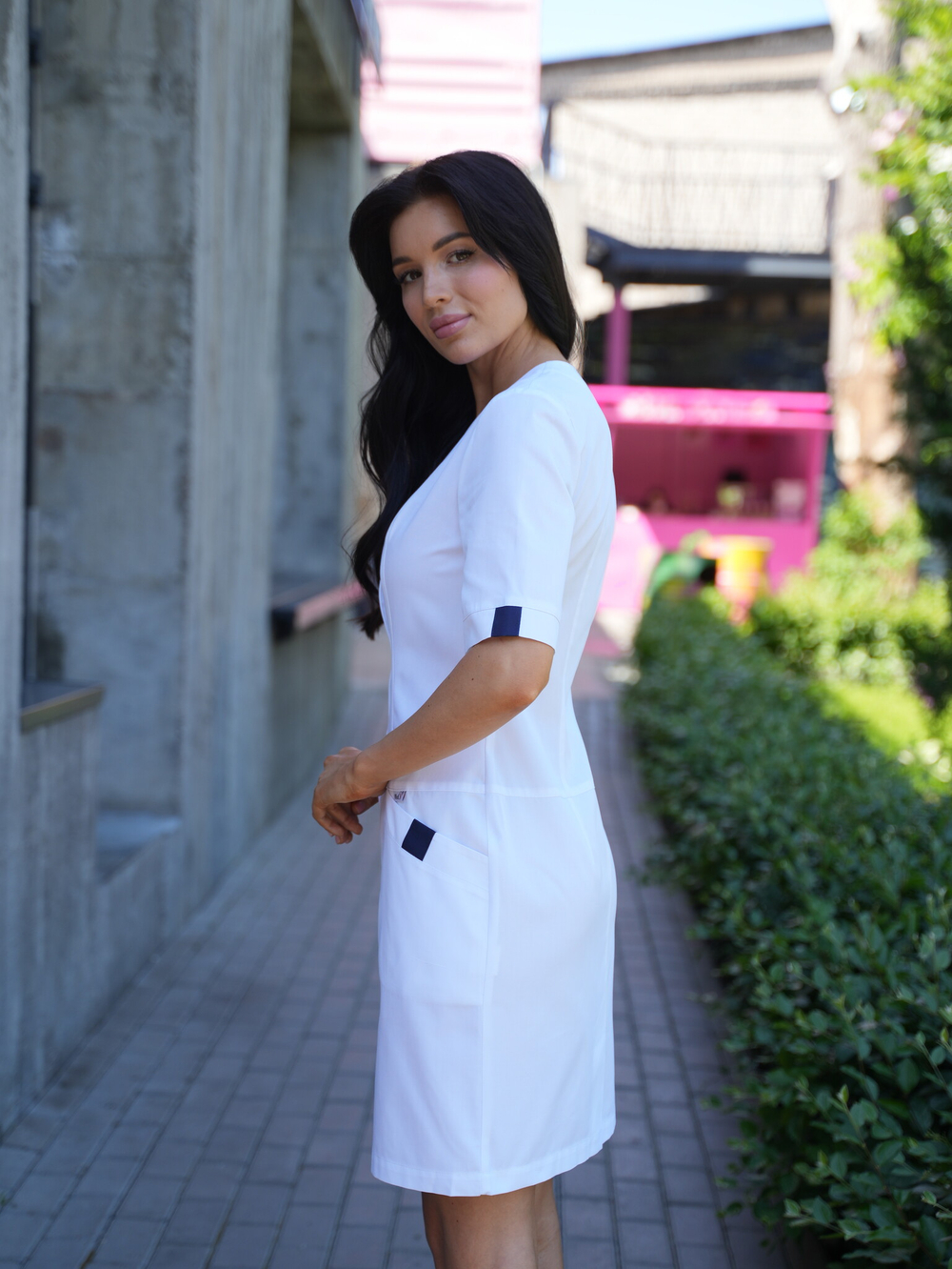 Халат медицинский женский | Х-246 ак 1/2 клеон проф