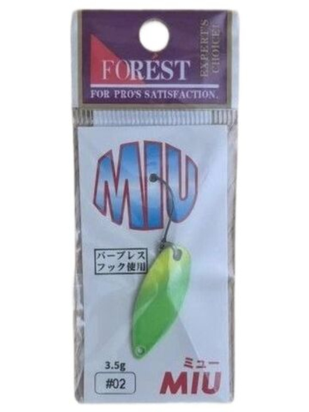 Блесна MIU Forest микроколебалка весом 3.5 #02