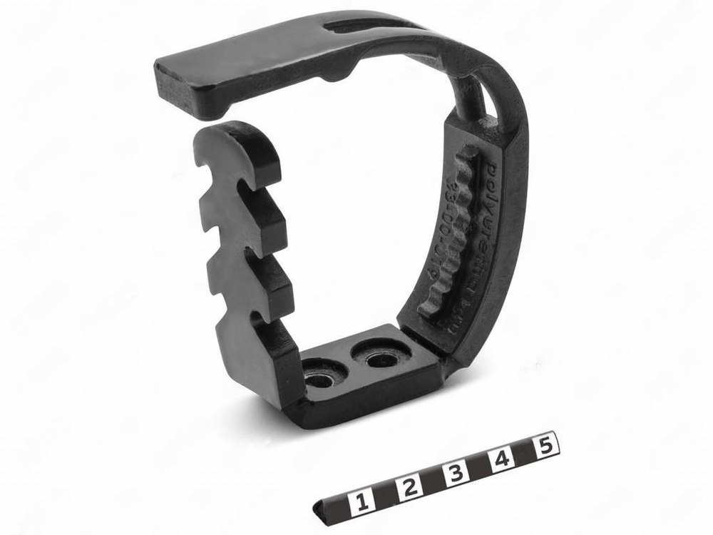 Крепление универсальное эконом-вариант (армированное L, черный)