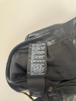 Шорты кожаные Saint Laurent
