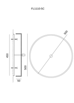 Потолочная люстра Fluorite Luar FL1110-5C