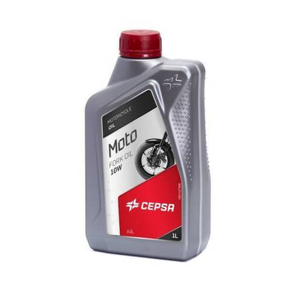 Масло вилочное синтетическое CEPSA MOTO FORK OIL 10W, 1 литр, Испания