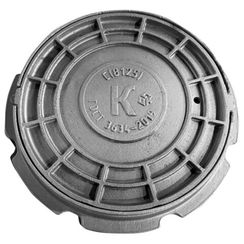 Люк ДПК чуг канализ (К) кругл С(средний) В125 m-70кг С(В125)-1-60 ГОСТ 3634