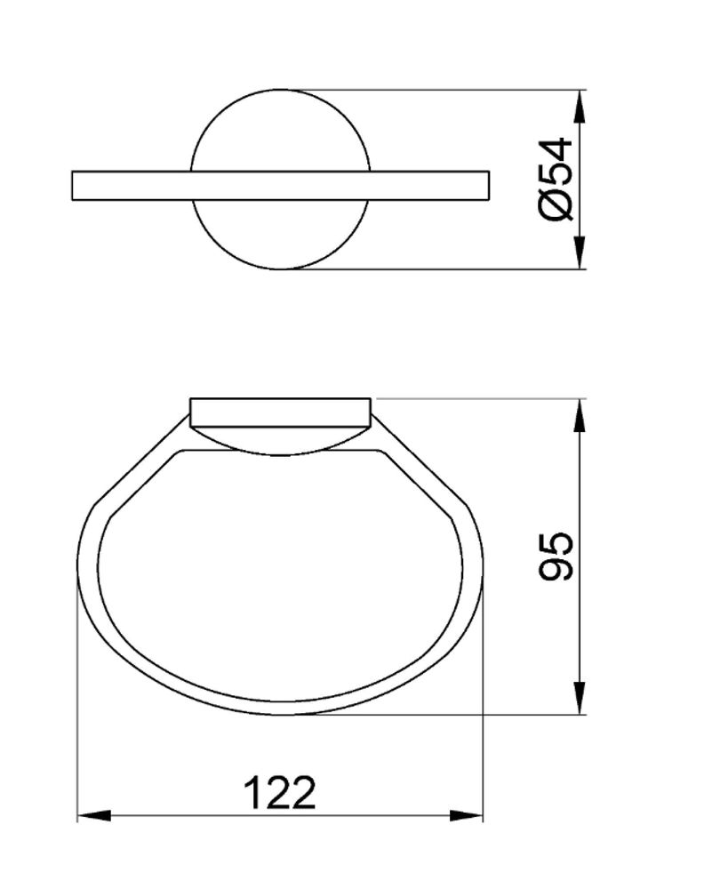 Мыльница замак HOTEL 16412.B глянцевый
