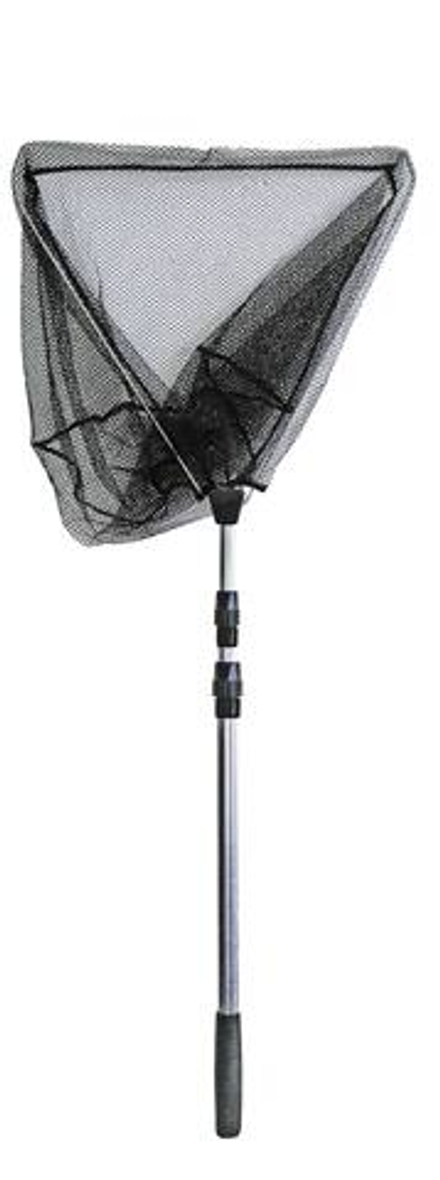 Подсачек телескопический, складной Волжанка 2.7м латекс (замок металл)