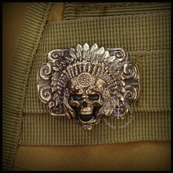 Клипса для системы MOLLE "Вождь" , латунь