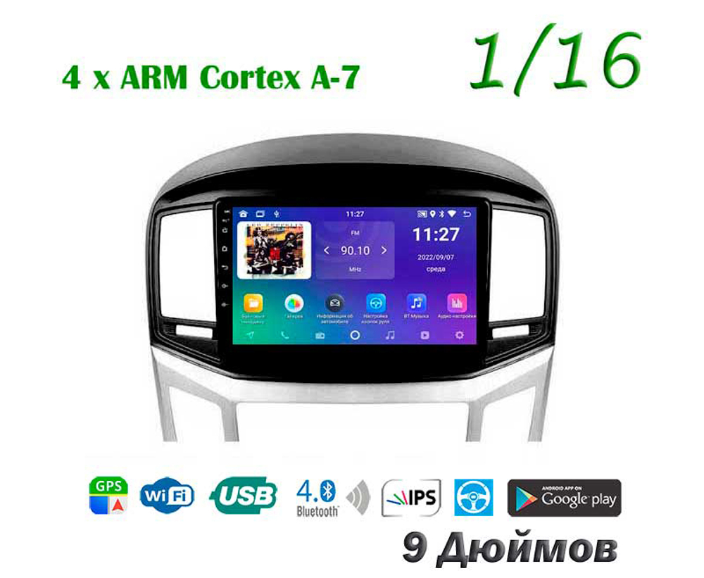 Topway TS7 1+16GB 8 ядер для Hyundai H1 2015+