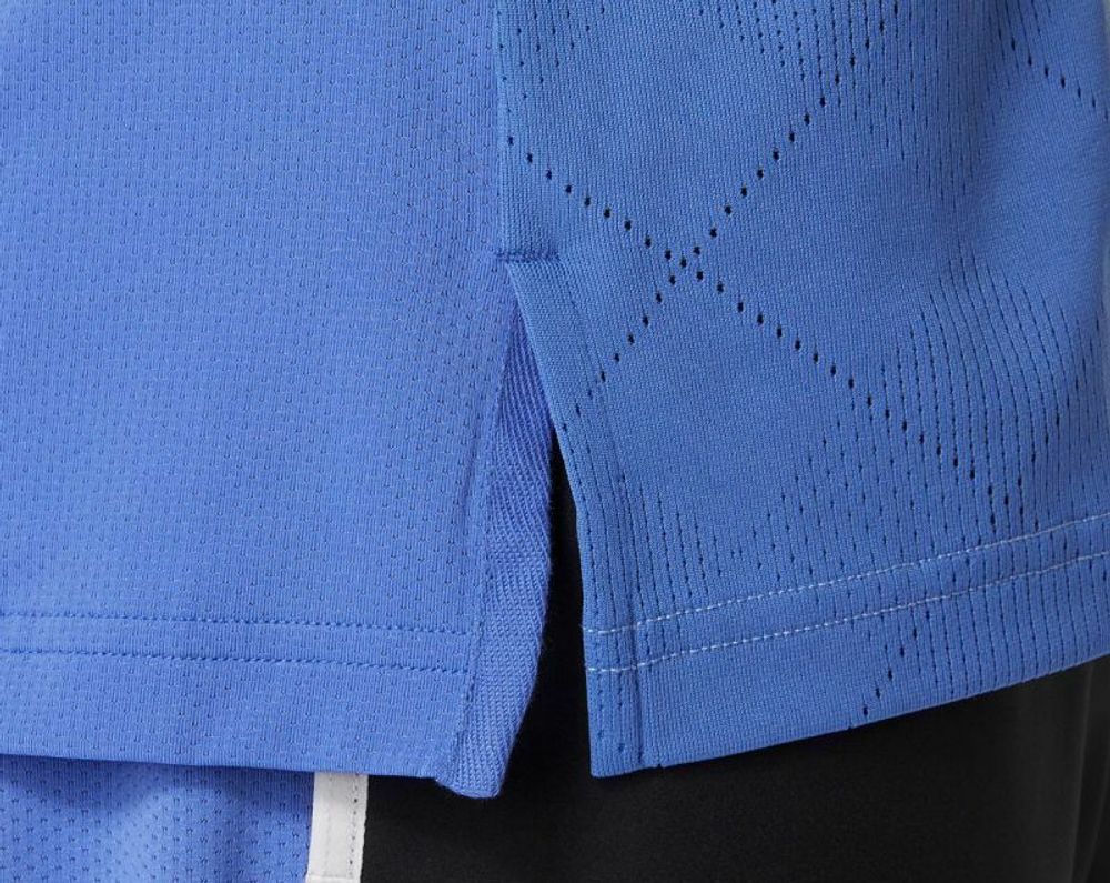 Мужская теннисная футболка Asics Match Actibreeze Short sleeve Top - sapphire