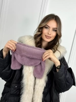 шапка зимняя ушанка из мягкого экомеха меховая