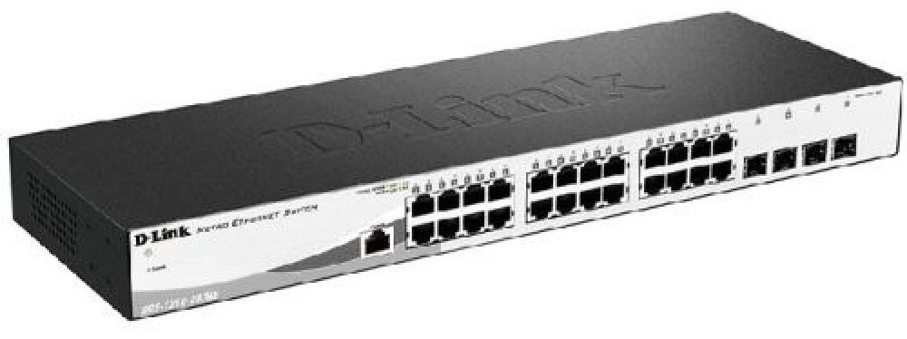 D-link DGS-1210-28/ME/A2B черный-белый