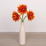 Цветы искусственные «Natur» 34см Хризантемы 3шт оранжевые