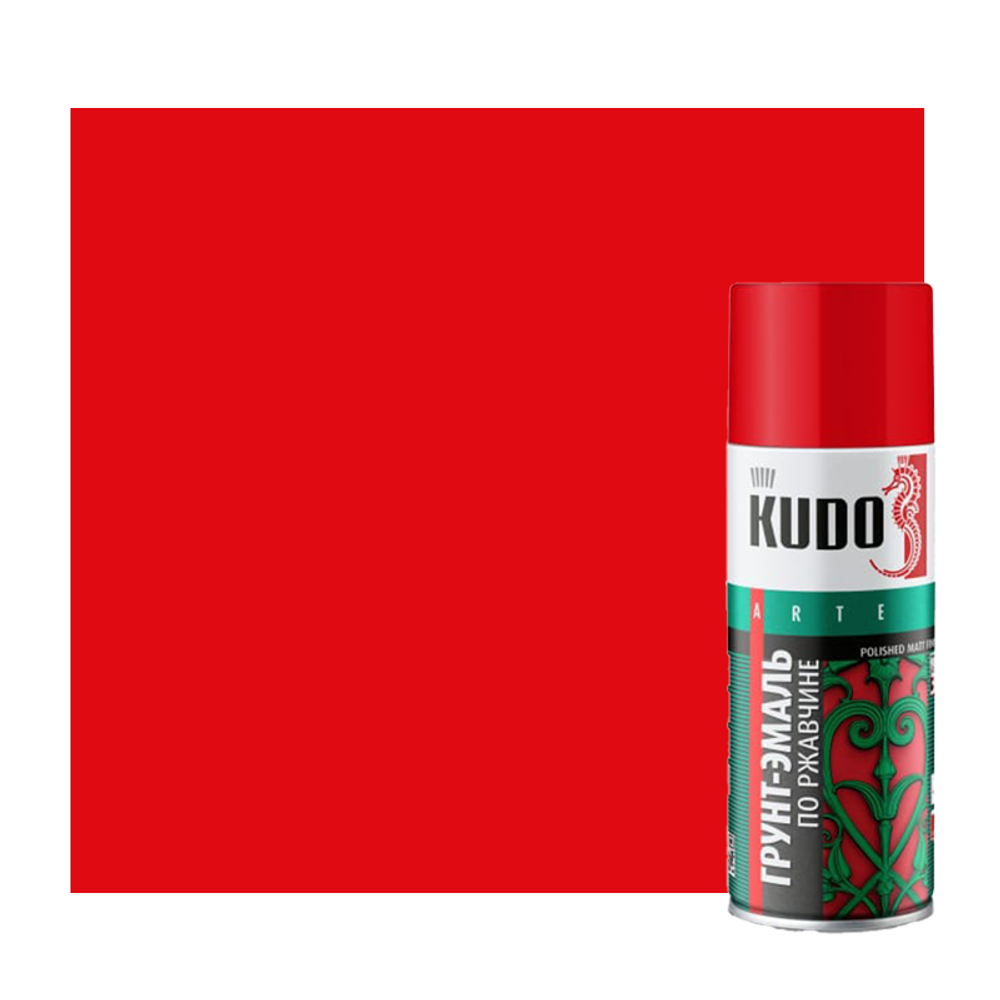 Грунт-эмаль по ржавчине красная RAL 3020