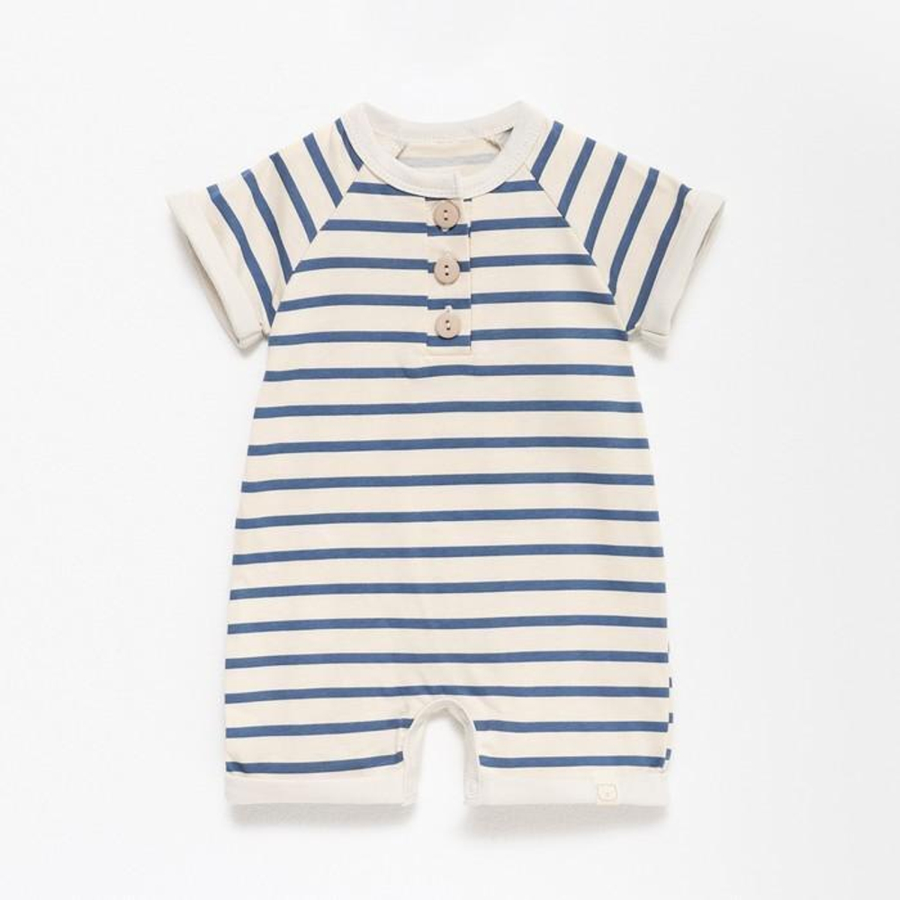 Песочник "Basic line" в полоску, р.74-80 см, бежевый 9538981 (Крошка Я)