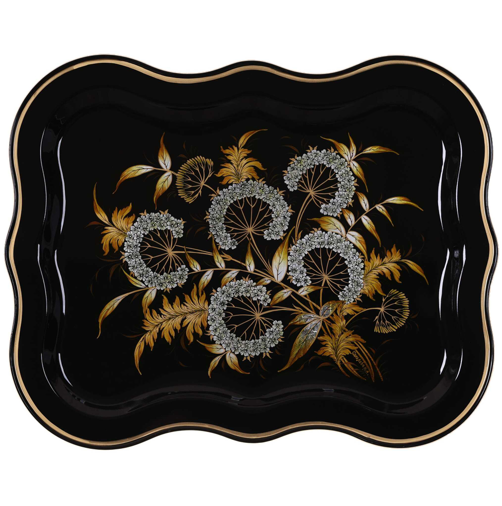 Zhostovo metal tray A25D28022515