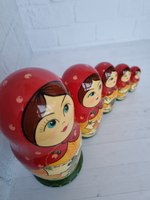 Матрешка с зайчиком 5 мест