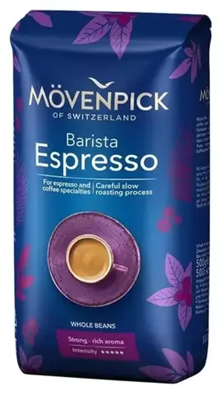 Кофе Mövenpick of Switzerland Espresso, в зёрнах, 500г., Мовенпик