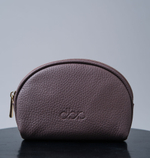 Косметичка кожаная DBR 15-41 розово-серый