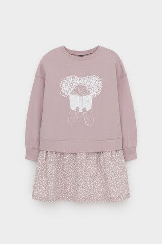 платье  для девочки  КР 5835/розовый лед