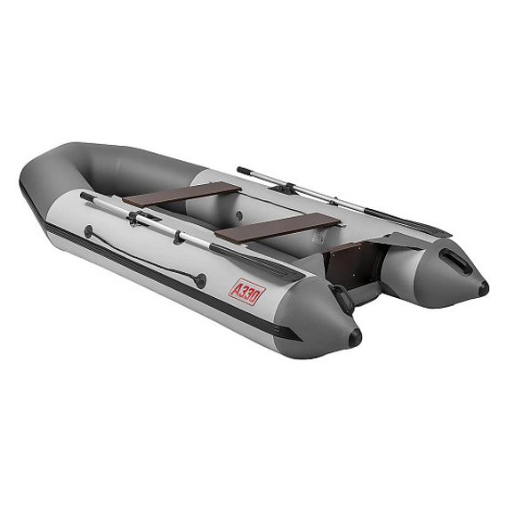 Лодка Тонар Капитан A330 (надувное дно) бело-серый