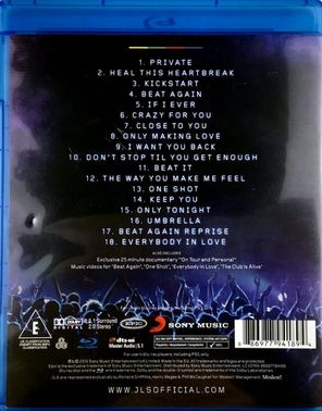 JLS / Only Tonight: Live From London (DVD+Blu-ray)