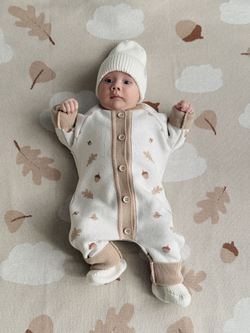 Комбинезон вязаный желуди