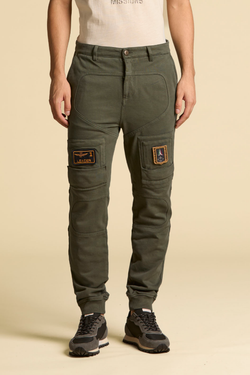 Брюки из хлопкового трикотажа