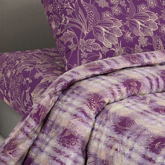 Двуспальный комплект постельного белья Марсала DE LUXE поплин наволочки 70x70 см