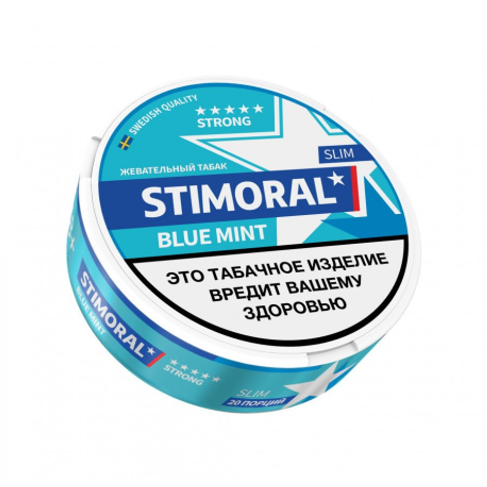 Жевательный табак "STIMORAL SLIM" BLUE MINT (М)