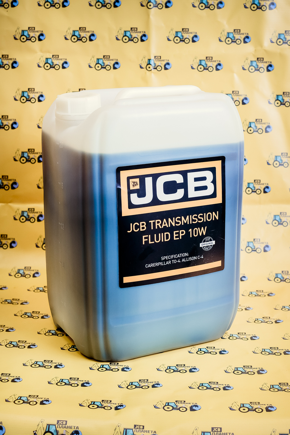 Масло в кпп оригинал, СВЕТЛАЯ КАНИСТРА JCB EP10W, 20л