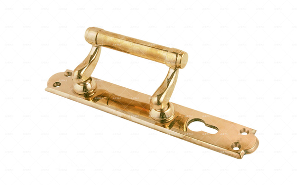 Ручка скоба дверная Псковская 450 мм латунь