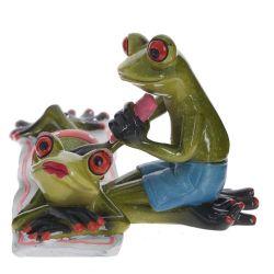 GAEM Фигурка декоративная "Лягушки", L17,5 W12,5 H9,5 см
