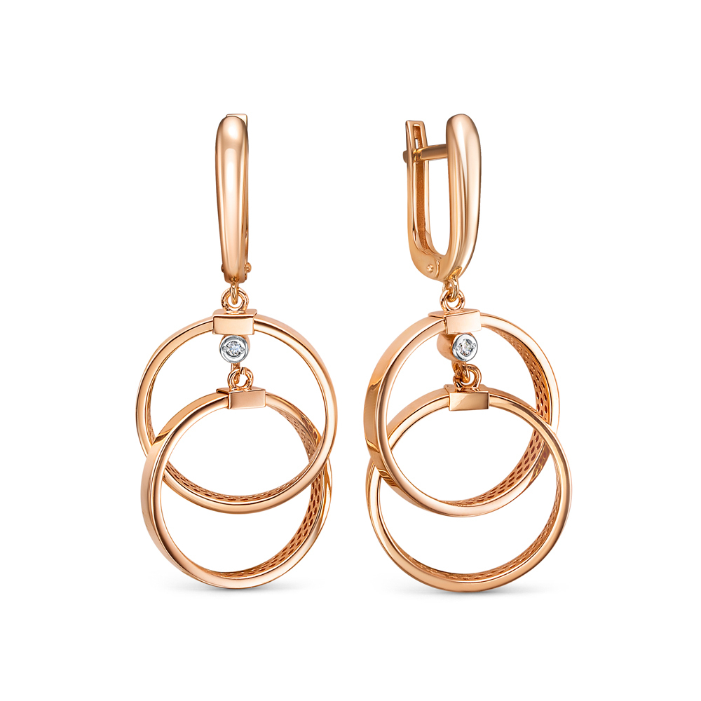 Серьги из золота 585 пробы