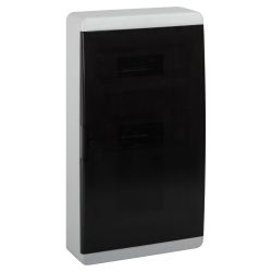 Корпус пластиковый навесной ЭРА COMFORT ЩРН-П-36 IP41 прозрачная крышка белый | Корпуса пластиковые модульные