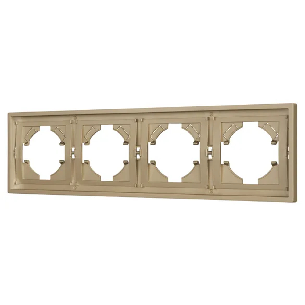 Рамка пластиковая FRM-TENDO-SFPL-4-GD (Arlight, -) 054663