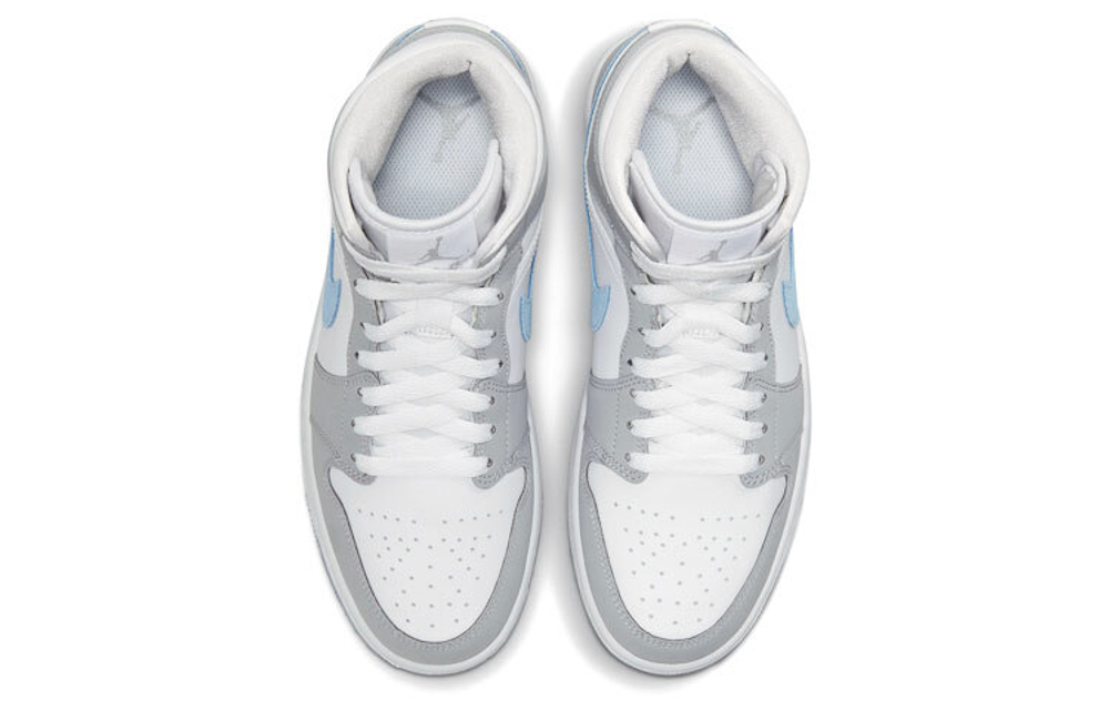 Jordan Air Jordan 1 Mid Wolf Grey Dior Hyper Sneakers