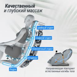 Массажное кресло UNIX Adora Grey