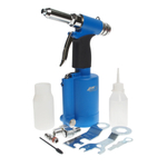 Заклепочник 1/4" пневматический усиленный,шток 18мм 90PSI 2000LBF JTC