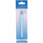 Триммер для удаления кутикулы на блистере «Ультрамарин», с прорезиненной ручкой, с колпачком, цвет микс, 13см