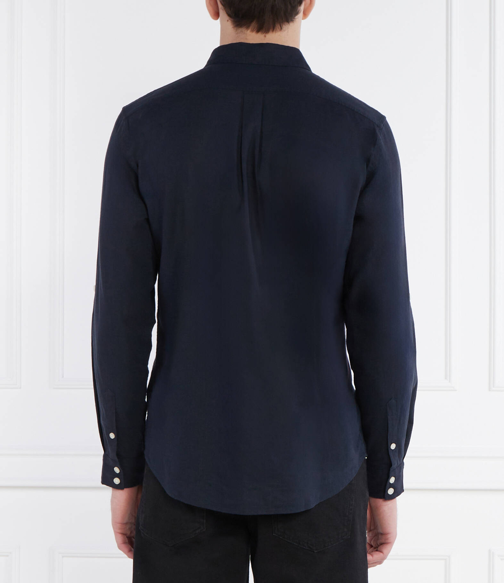 Льняная рубашка Guess Underwear - темно-синий(F4GH00 WG3L0)