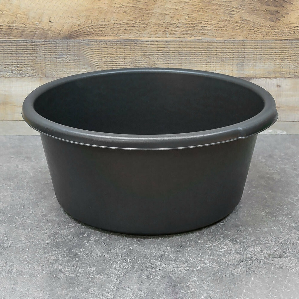 Контейнер строительный 13л круглый (черный)