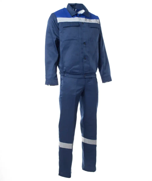 Костюм СТАНДАРТ-2 с СОП куртка, ПК, т.синий/ вас (52-54) 182-188