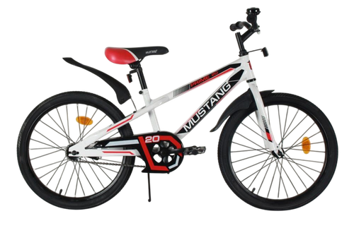 Велосипед 20" Mustang prime v-тип белый-черный
