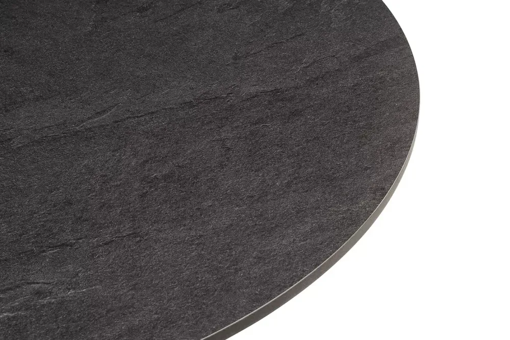 "Тюльпан" стол из HPL круглый Ø90см, цвет "серый гранит"