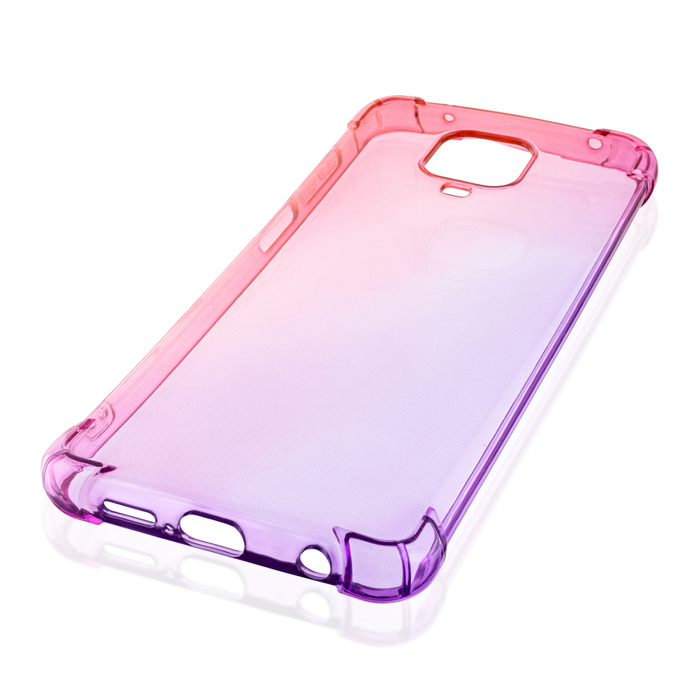 Чехол ROSCO для Xiaomi Redmi Note 9 Pro;Xiaomi Redmi Note 9S оптом (арт. XM-RN9S-HARD-TPU-PINK-PURPLE)